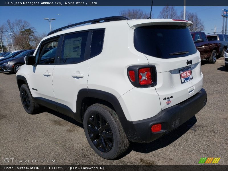 Alpine White / Black 2019 Jeep Renegade Altitude 4x4
