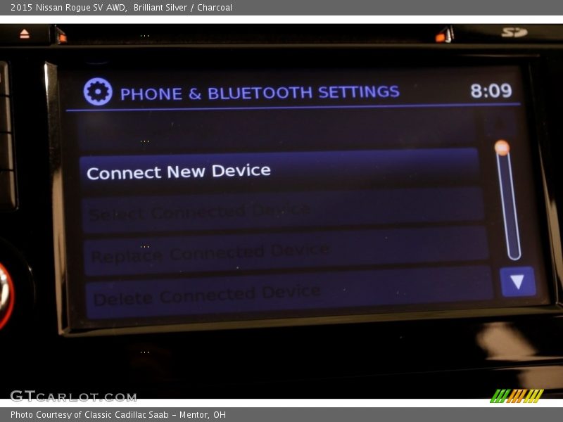Brilliant Silver / Charcoal 2015 Nissan Rogue SV AWD
