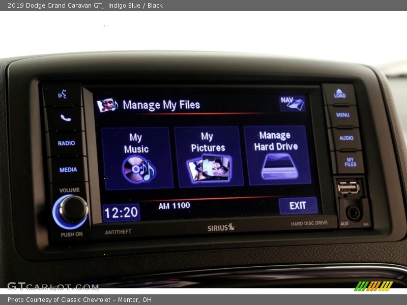 Indigo Blue / Black 2019 Dodge Grand Caravan GT