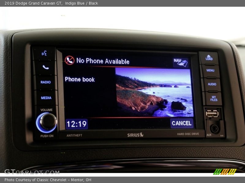 Indigo Blue / Black 2019 Dodge Grand Caravan GT