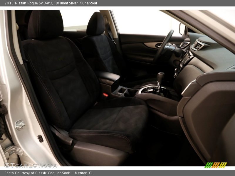 Brilliant Silver / Charcoal 2015 Nissan Rogue SV AWD