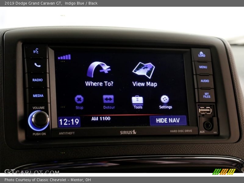 Indigo Blue / Black 2019 Dodge Grand Caravan GT