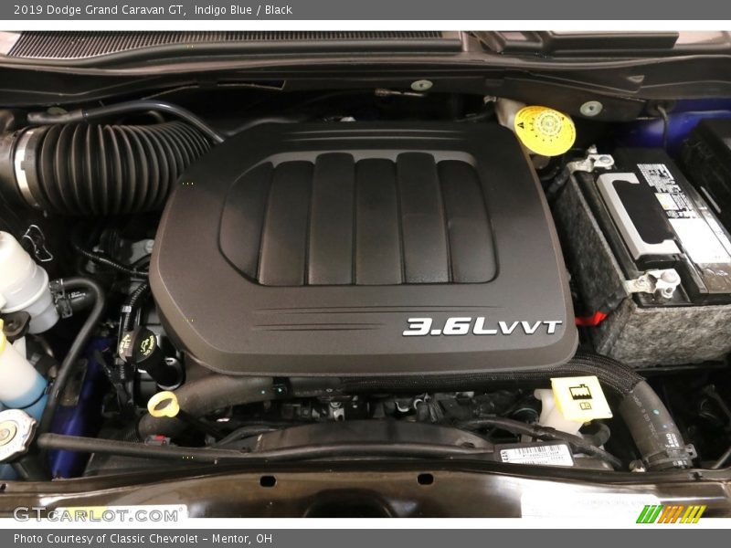 Indigo Blue / Black 2019 Dodge Grand Caravan GT