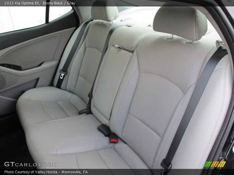 Ebony Black / Gray 2013 Kia Optima EX