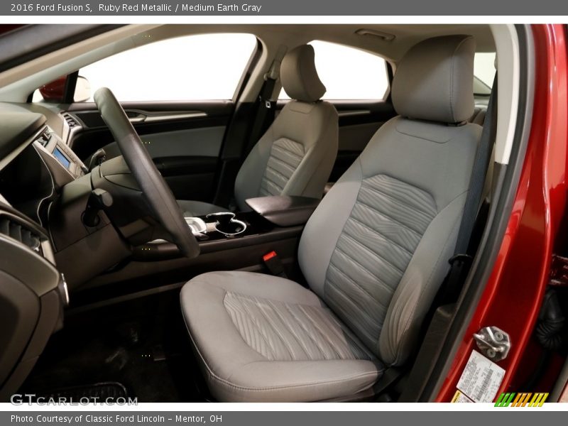 Ruby Red Metallic / Medium Earth Gray 2016 Ford Fusion S