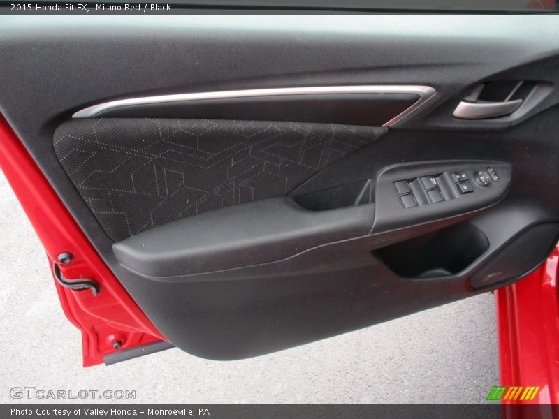 Milano Red / Black 2015 Honda Fit EX