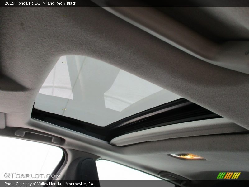 Milano Red / Black 2015 Honda Fit EX