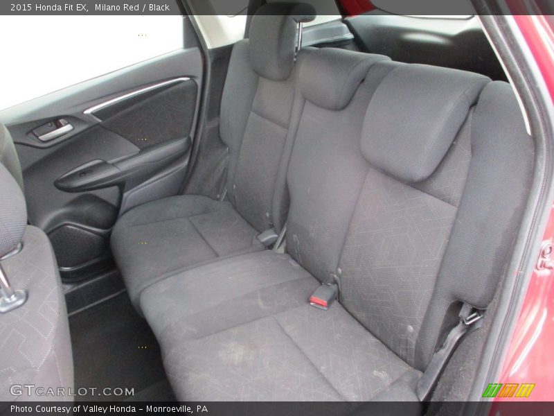 Milano Red / Black 2015 Honda Fit EX