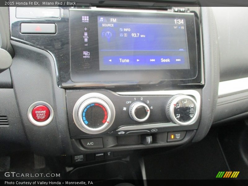 Milano Red / Black 2015 Honda Fit EX