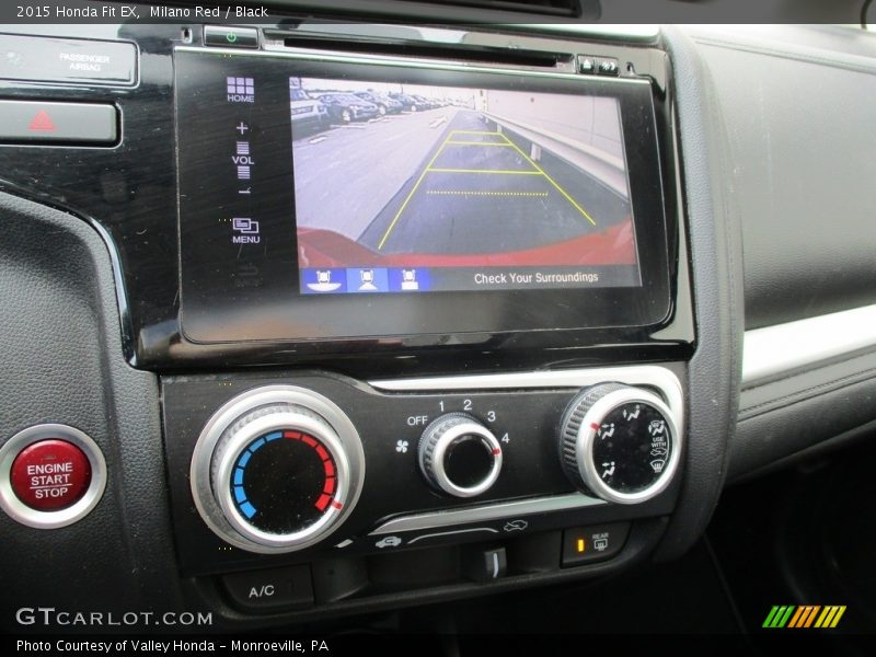 Milano Red / Black 2015 Honda Fit EX