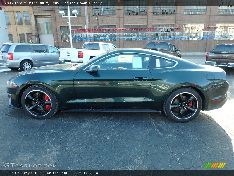  2019 Mustang Bullitt Dark Highland Green