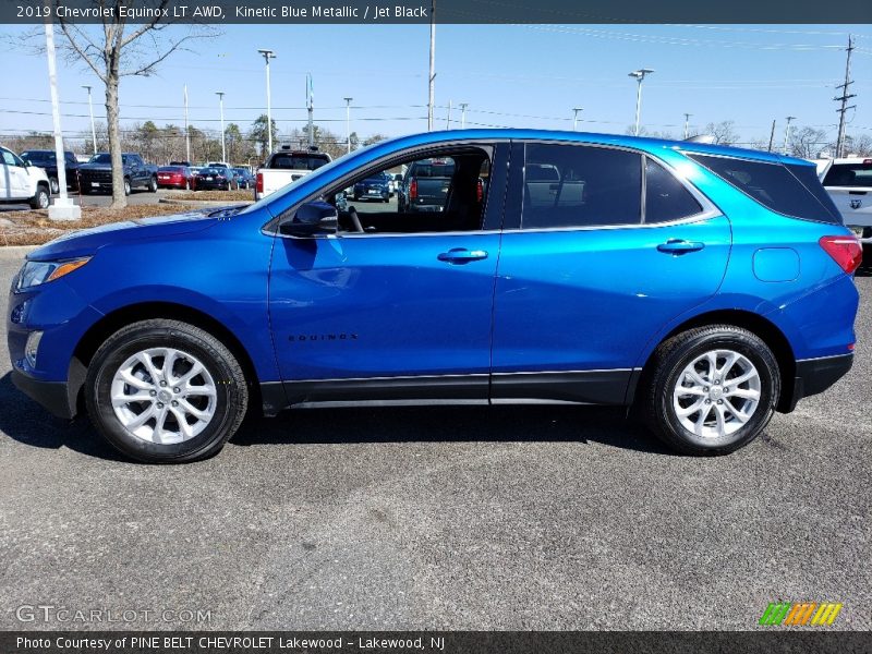 Kinetic Blue Metallic / Jet Black 2019 Chevrolet Equinox LT AWD