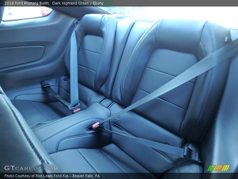 Rear Seat of 2019 Mustang Bullitt