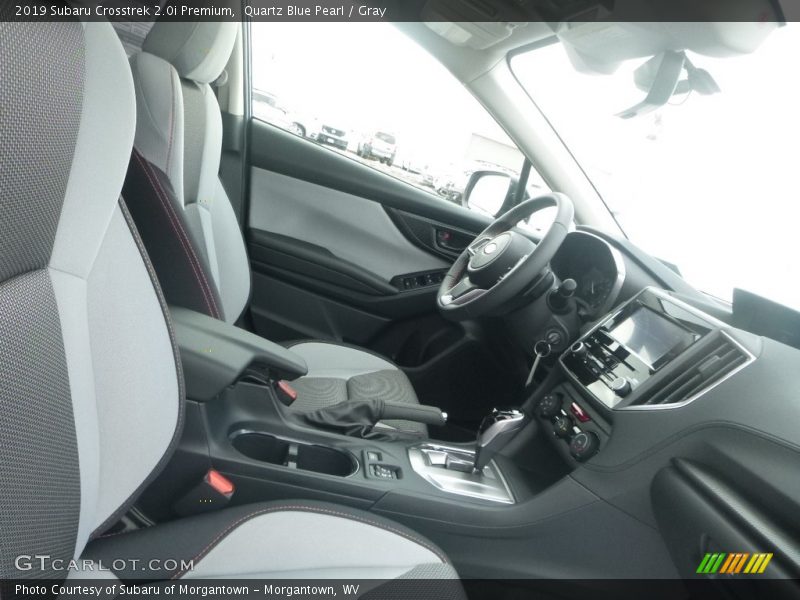 Quartz Blue Pearl / Gray 2019 Subaru Crosstrek 2.0i Premium