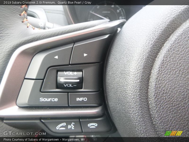 Quartz Blue Pearl / Gray 2019 Subaru Crosstrek 2.0i Premium