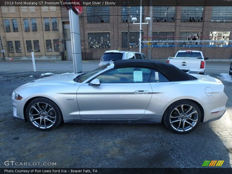  2019 Mustang GT Premium Convertible Ingot Silver