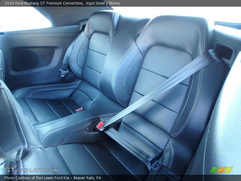 Rear Seat of 2019 Mustang GT Premium Convertible