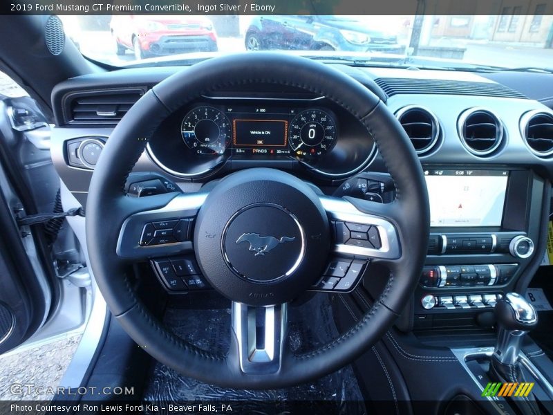  2019 Mustang GT Premium Convertible Steering Wheel