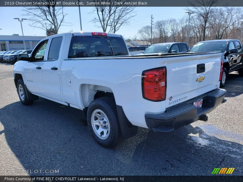 Summit White / Dark Ash/Jet Black 2019 Chevrolet Silverado LD WT Double Cab