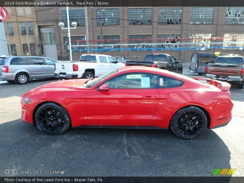 Race Red / Ebony 2019 Ford Mustang EcoBoost Fastback