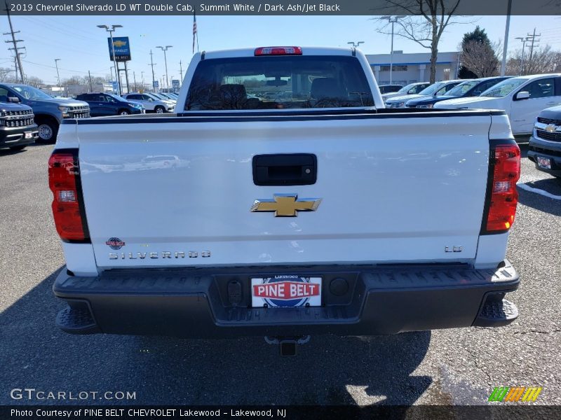 Summit White / Dark Ash/Jet Black 2019 Chevrolet Silverado LD WT Double Cab