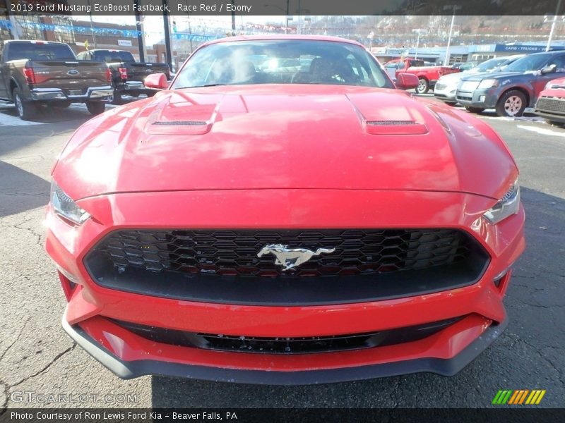 Race Red / Ebony 2019 Ford Mustang EcoBoost Fastback