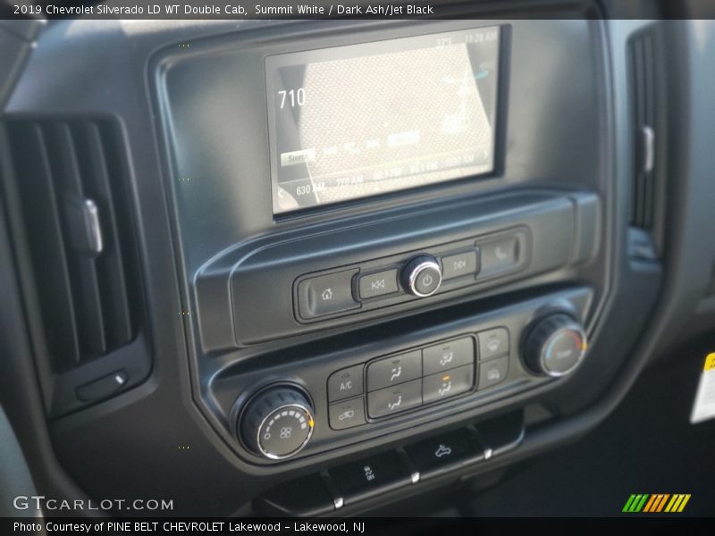 Summit White / Dark Ash/Jet Black 2019 Chevrolet Silverado LD WT Double Cab