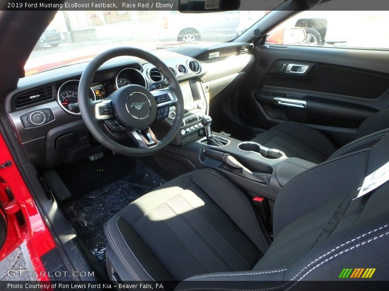 Race Red / Ebony 2019 Ford Mustang EcoBoost Fastback