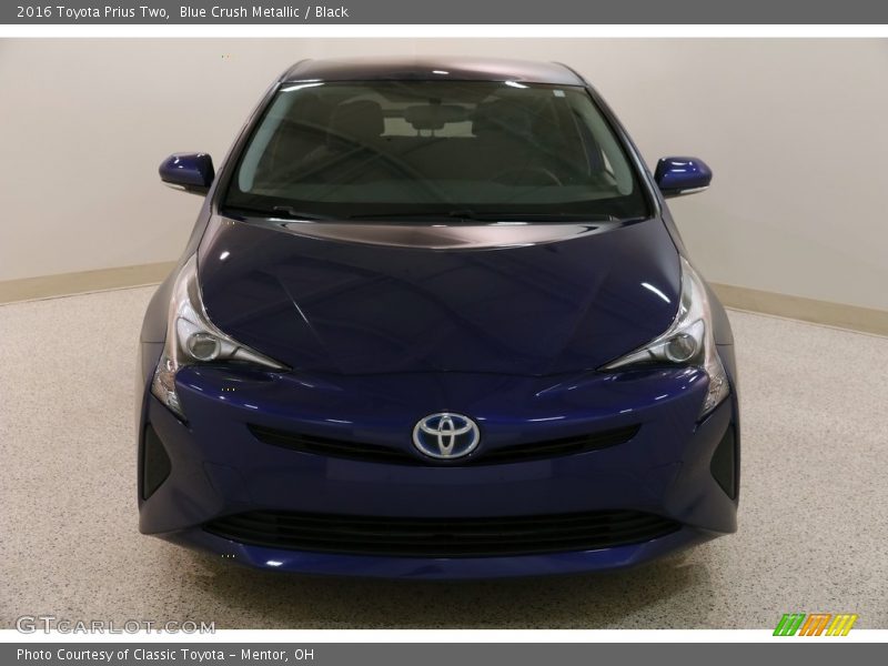 Blue Crush Metallic / Black 2016 Toyota Prius Two