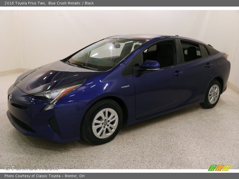 Blue Crush Metallic / Black 2016 Toyota Prius Two