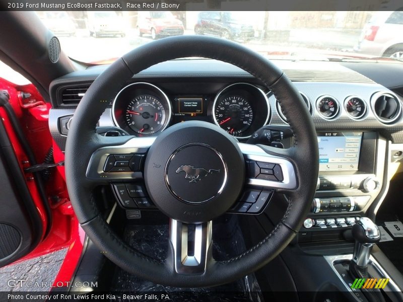 Race Red / Ebony 2019 Ford Mustang EcoBoost Fastback