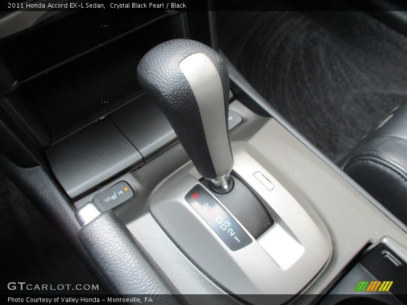 Crystal Black Pearl / Black 2011 Honda Accord EX-L Sedan