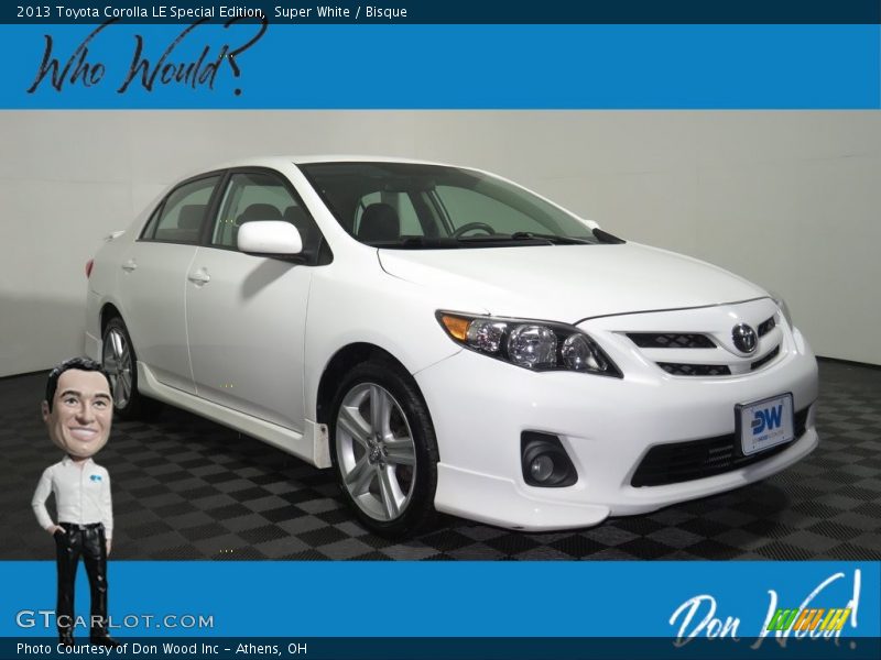 Super White / Bisque 2013 Toyota Corolla LE Special Edition
