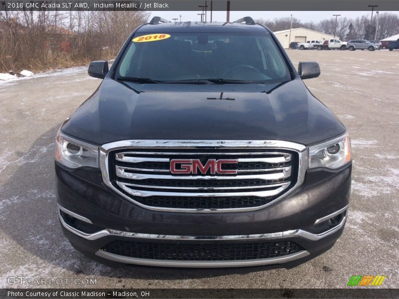 Iridium Metallic / Jet Black 2018 GMC Acadia SLT AWD