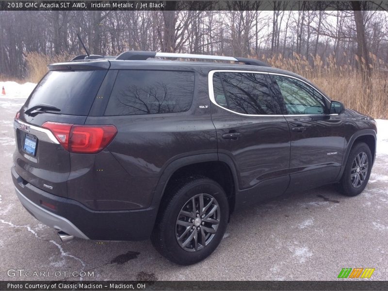 Iridium Metallic / Jet Black 2018 GMC Acadia SLT AWD