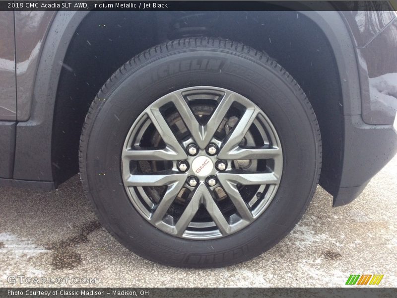 Iridium Metallic / Jet Black 2018 GMC Acadia SLT AWD