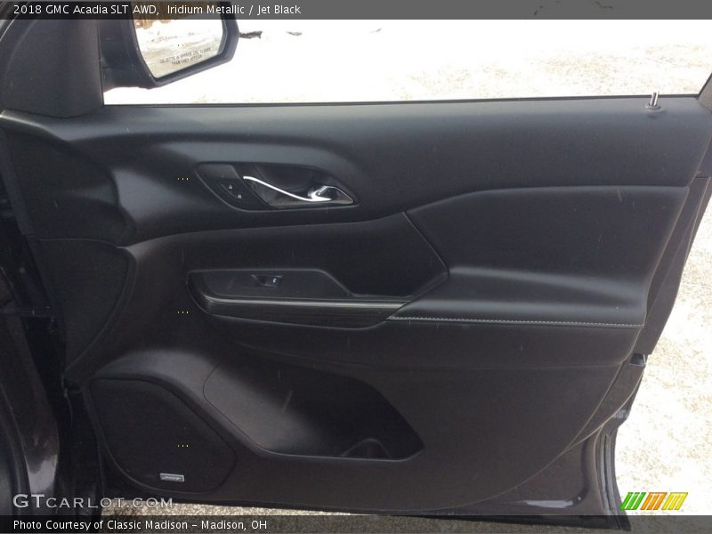 Iridium Metallic / Jet Black 2018 GMC Acadia SLT AWD