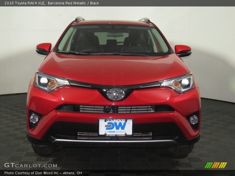 Barcelona Red Metallic / Black 2016 Toyota RAV4 XLE