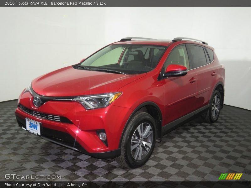 Barcelona Red Metallic / Black 2016 Toyota RAV4 XLE
