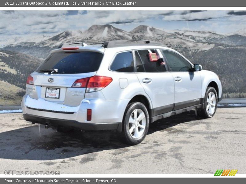 Ice Silver Metallic / Off Black Leather 2013 Subaru Outback 3.6R Limited