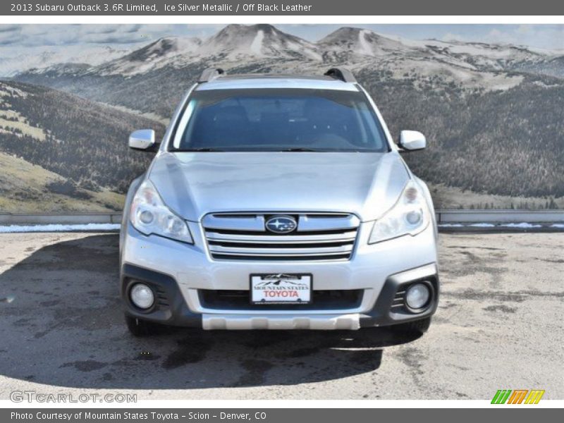 Ice Silver Metallic / Off Black Leather 2013 Subaru Outback 3.6R Limited