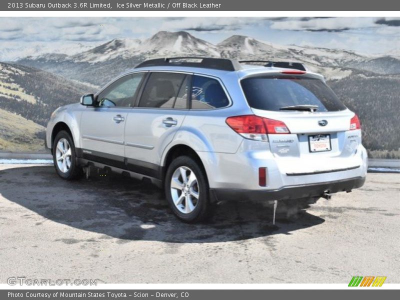 Ice Silver Metallic / Off Black Leather 2013 Subaru Outback 3.6R Limited