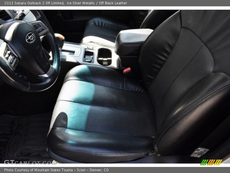 Ice Silver Metallic / Off Black Leather 2013 Subaru Outback 3.6R Limited