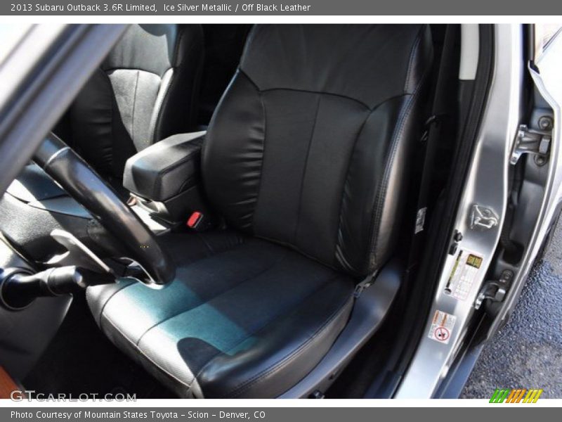 Ice Silver Metallic / Off Black Leather 2013 Subaru Outback 3.6R Limited