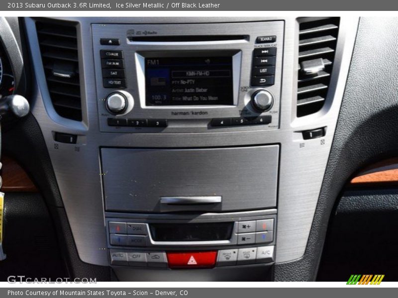 Ice Silver Metallic / Off Black Leather 2013 Subaru Outback 3.6R Limited