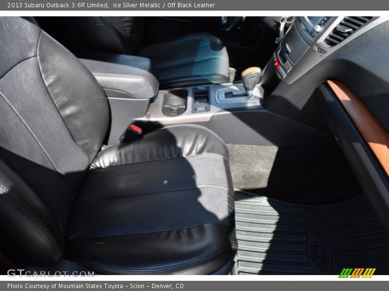 Ice Silver Metallic / Off Black Leather 2013 Subaru Outback 3.6R Limited