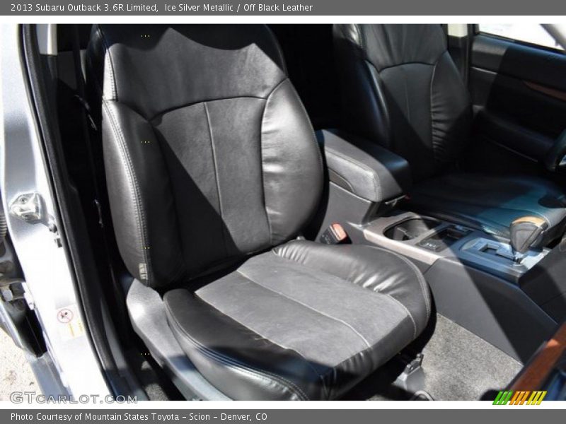 Ice Silver Metallic / Off Black Leather 2013 Subaru Outback 3.6R Limited