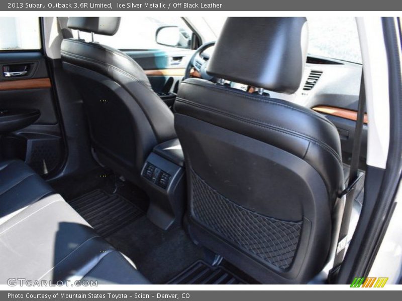 Ice Silver Metallic / Off Black Leather 2013 Subaru Outback 3.6R Limited