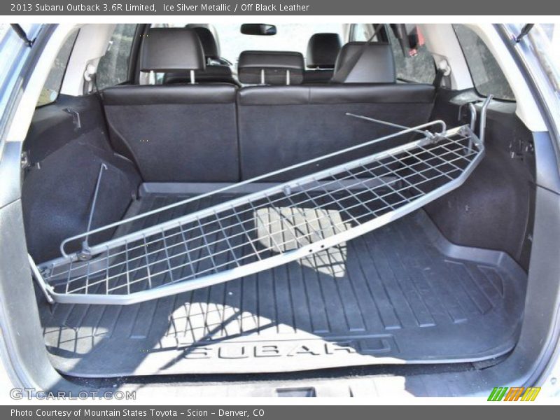 Ice Silver Metallic / Off Black Leather 2013 Subaru Outback 3.6R Limited