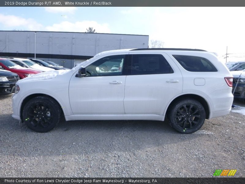 White Knuckle / Red/Black 2019 Dodge Durango R/T AWD